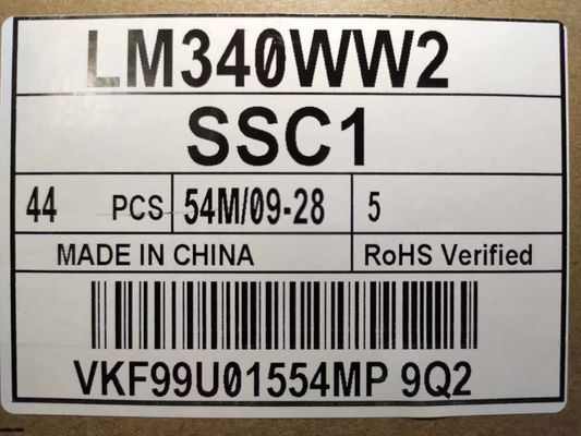 LM340WW2-SSC1 LG Display 34“ 2560 (RGB) ×1080 300 de INDUSTRIËLE LCD VERTONING van cd/m ²