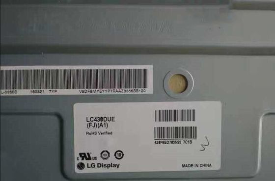 LC430DUE-FJA1 LG Display 43“ 1920 (RGB) ×1080 200 de INDUSTRIËLE LCD VERTONING van cd/m ²