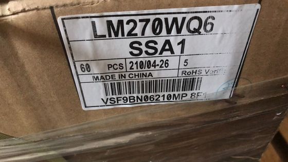 27.0“ het Vierkante Tft Comité 300cd/m2 LM270WQ6-SSA1 van 108PPI 2560×1440