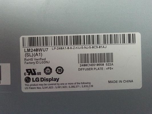 1920×1200 400cd/m2 Vierkant Tft Display 94PPI LM240WU7-SLB3 89/89/89/89 (Type.)