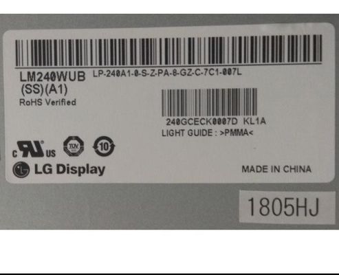LM240WUB-SSA1 LG Display 24,0“ 1920 (RGB) ×1200 350 de INDUSTRIËLE LCD VERTONING van cd/m ²
