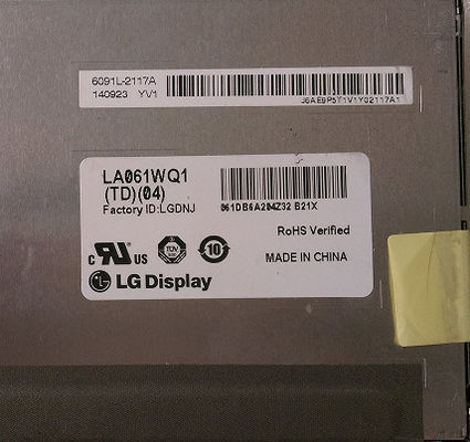 LA061WQ1-TD04 LG Display 6,1“ 480 (RGB) ×272 250 de INDUSTRIËLE LCD VERTONING van cd/m ²