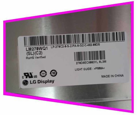 LM270WQ1-SDF1 LG Display 27,0“ 2560 (RGB) ×1440 440 de INDUSTRIËLE LCD VERTONING van cd/m ²