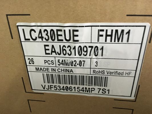 LD430EUE-FHC1 LG Display 43“ 1920 (RGB) ×1080 300 de INDUSTRIËLE LCD VERTONING van cd/m ²