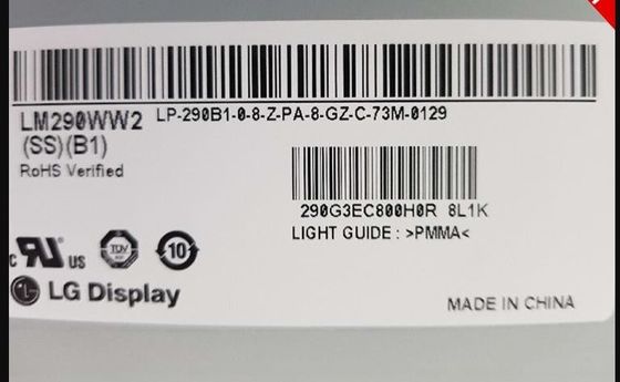 LM290WW2-SSB1 LG Display 29,0“ 2560 (RGB) INDUSTRIËLE LCD VERTONING van ×1080 300cd/m2