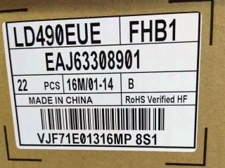 LG Display 49&quot; 450cd/m2 45PPI WLED LCD Display LD490EUE-FHB1 89/89/89/89 (Type.)