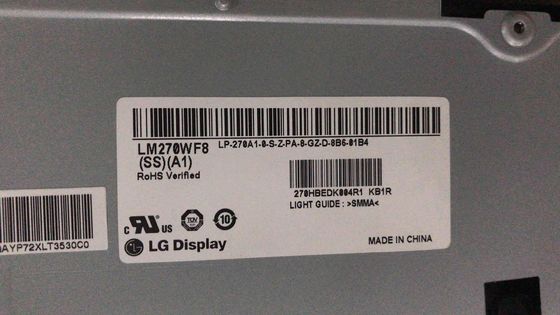 250cd/m2 81PPI WLED LCD-paneel 27.0&quot; LM270WF7-SSD1 LG Display 89/89/89/89 (Type.)