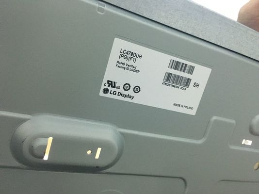 47&quot; 1920×1080 400cd/m2 46PPI Vierkant Tft Scherm LC470DUH-PGF1 89/89/89/89 (Type.)