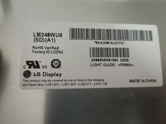 WUXGA 94PPI 320cd/m2 TFT LCD-paneel 24,0&quot; LM240WU6-SDA1 89/89/89/89 (Type.)
