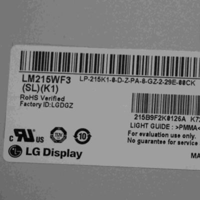 102PPI industrieel LCD Comité 250cd/m2 LM215WF3-SLK1 1920×1080 WLED