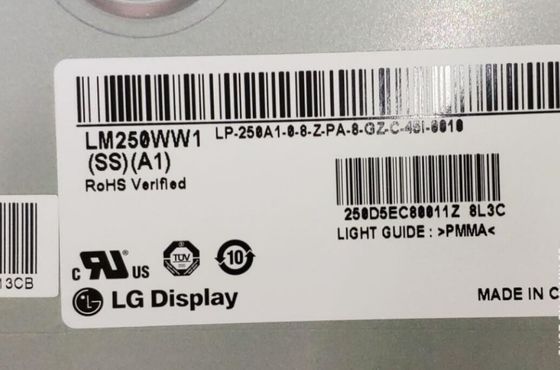 111PPI RGB Comité 25,0“ 2560×1080 LM250WW1-SSA1 van 250cd/M2 TFT LCD