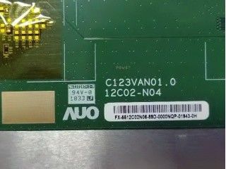Symmetrie 12.3&quot; Automotive TFT Displays C123VAN01.0 RSDS 80/80/80/80 (Type.)