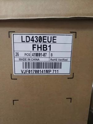 450cd/M2 RGB Vierkant Lcd Comité 43“ 1920×1080 LD430EUE-FHB1 van FHD 51PPI