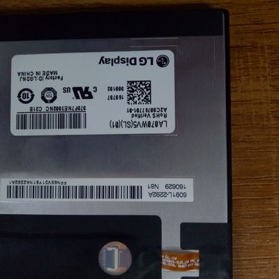 580cd/M2 TFT LCD-Comité 133PPI WVGA LA070WV5-SL01 800×480 WLED